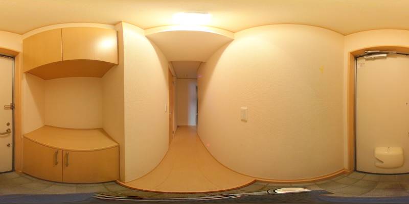 パノラマ画像玄関