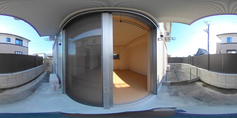 パノラマ画像バルコニー