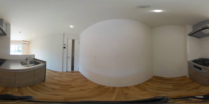 パノラマ画像キッチン