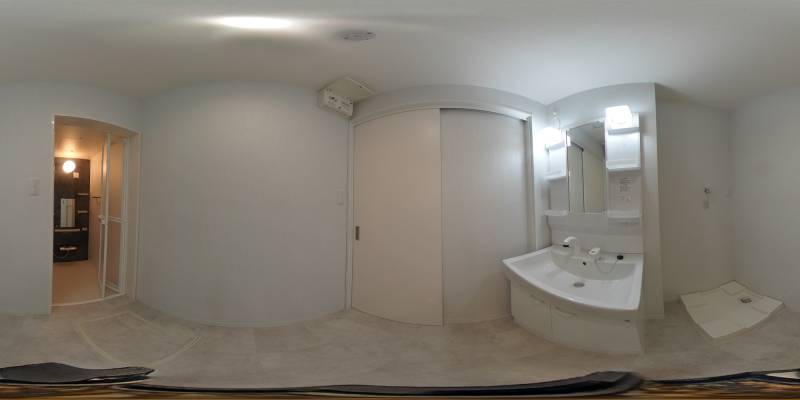 パノラマ画像洗面所