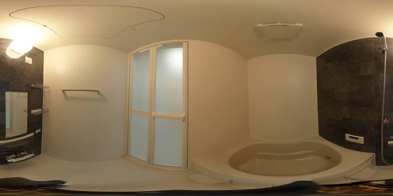 パノラマ画像バスルーム