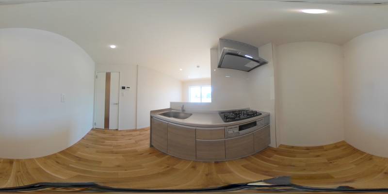 パノラマ画像キッチン