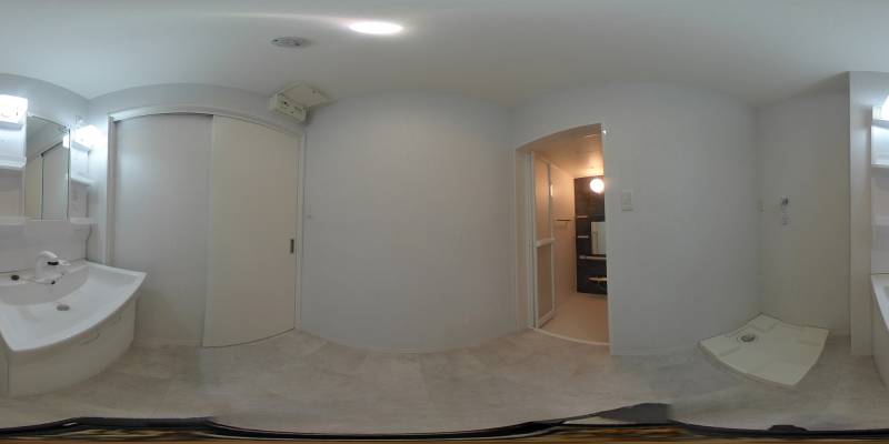 パノラマ画像洗面所