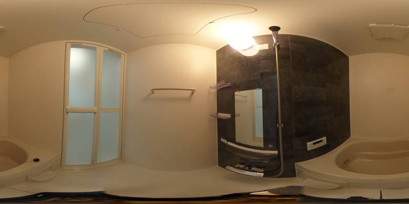 パノラマ画像バスルーム