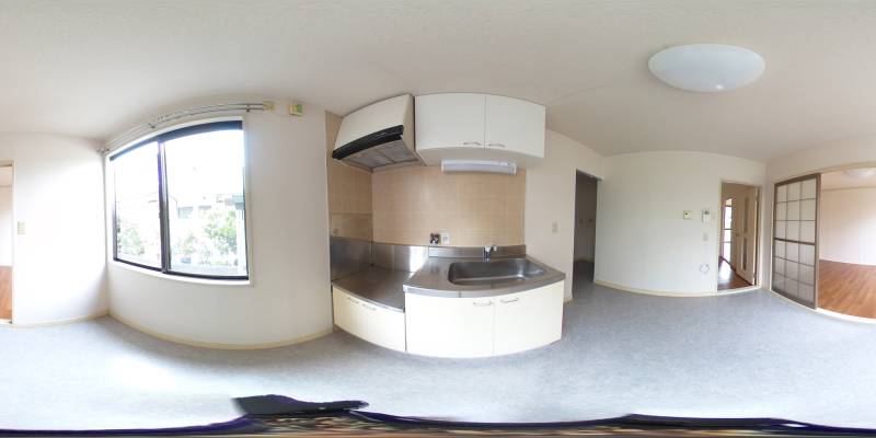 パノラマ画像キッチン