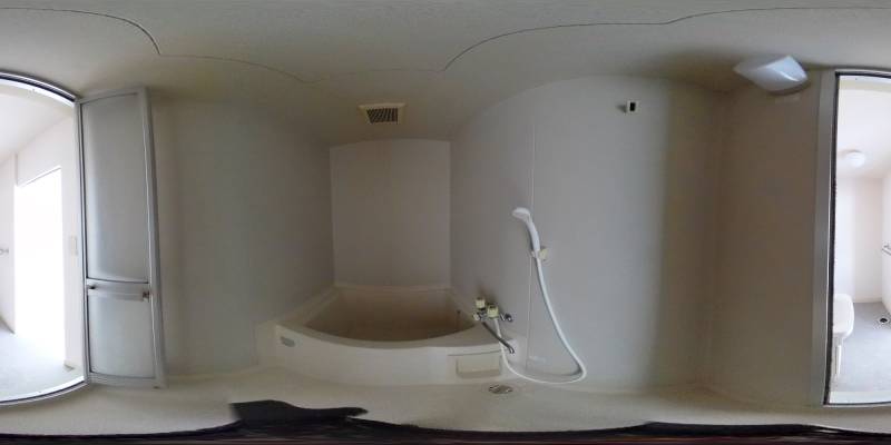 パノラマ画像バスルーム