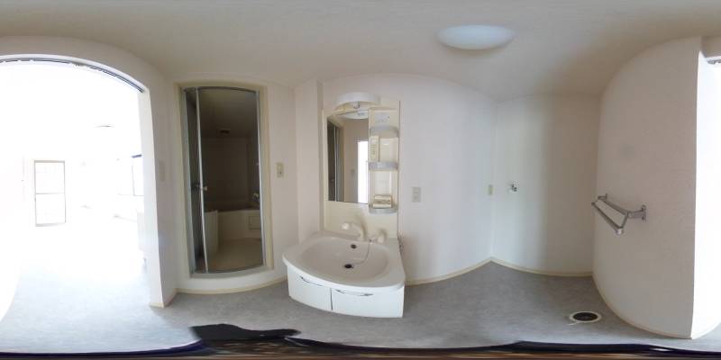 パノラマ画像洗面所