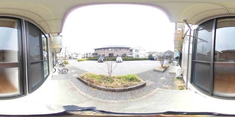 パノラマ画像バルコニー