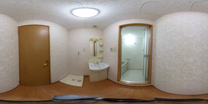 パノラマ画像洗面所