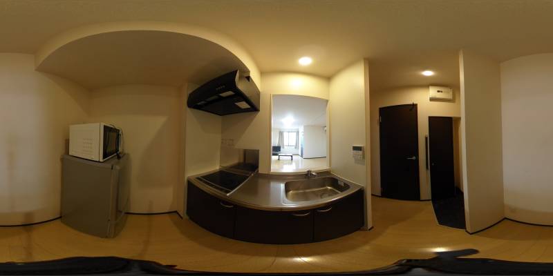 パノラマ画像キッチン