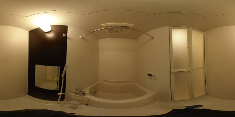 パノラマ画像バスルーム