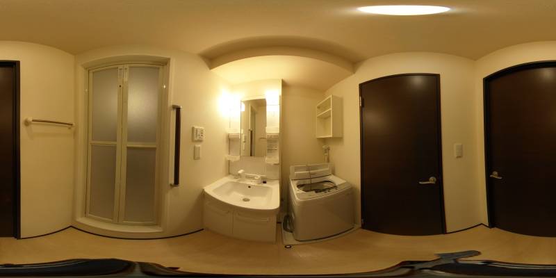 パノラマ画像洗面所