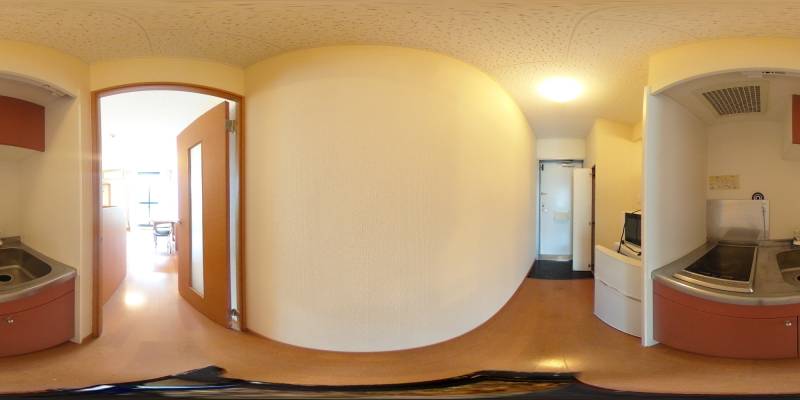 パノラマ画像キッチン