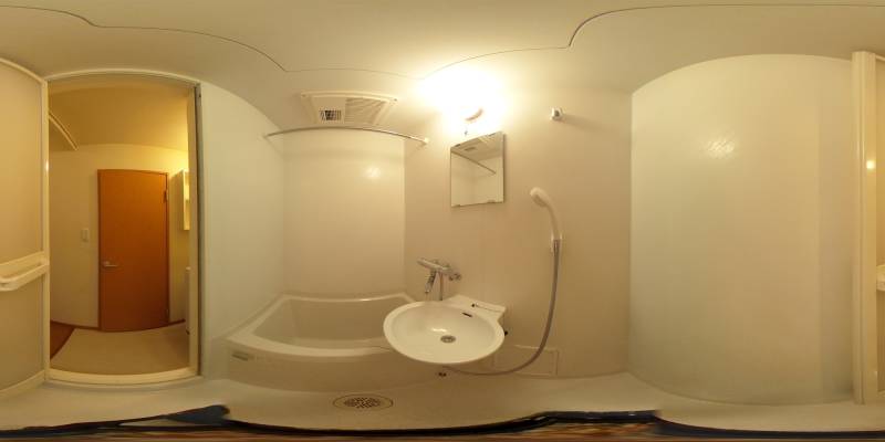 パノラマ画像バスルーム