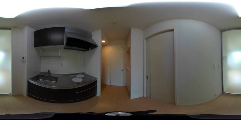 パノラマ画像キッチン