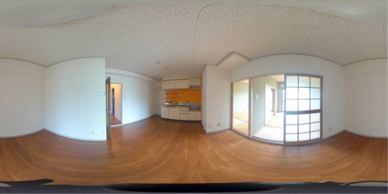 パノラマ画像リビング