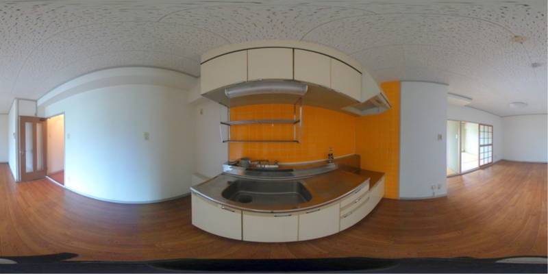 パノラマ画像キッチン