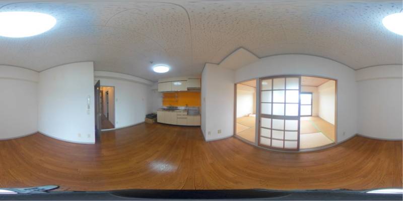 パノラマ画像リビング