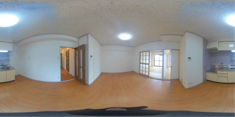 パノラマ画像リビング