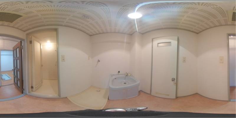 パノラマ画像洗面所