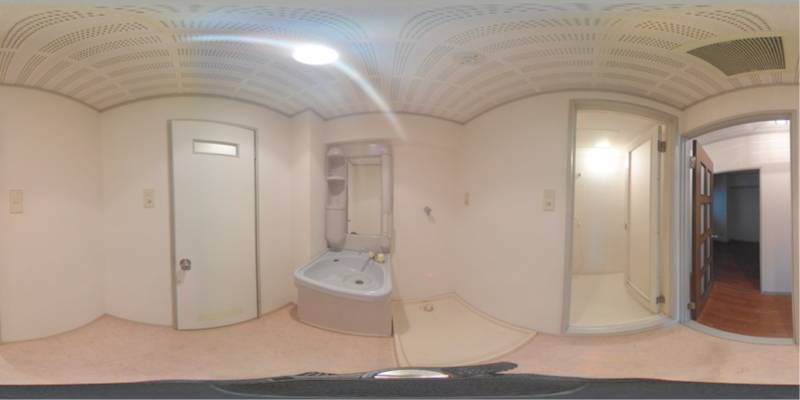 パノラマ画像洗面所