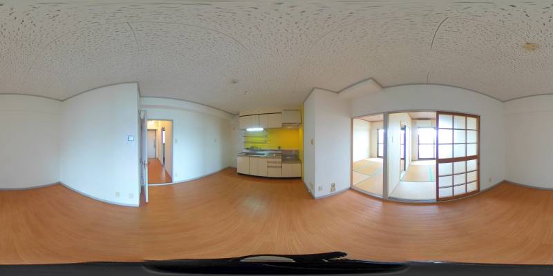 パノラマ画像リビング