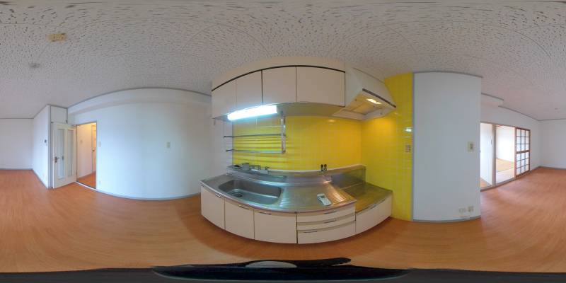 パノラマ画像キッチン