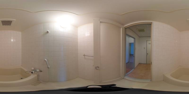 パノラマ画像バスルーム