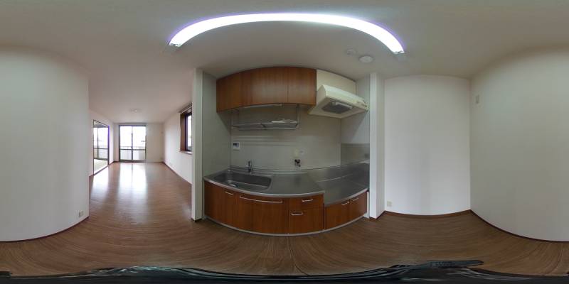 パノラマ画像キッチン