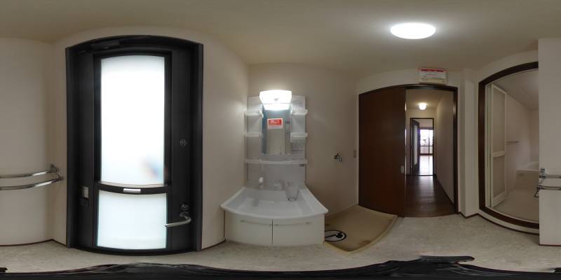 パノラマ画像洗面所