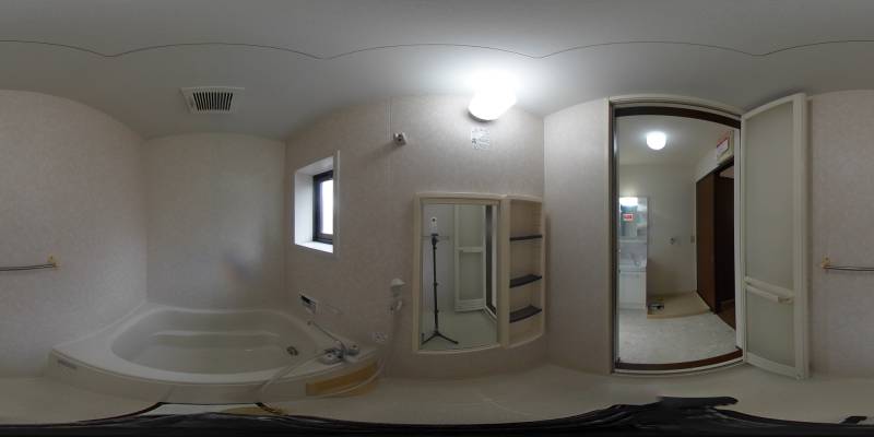 パノラマ画像バスルーム