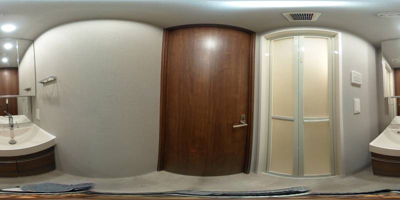 パノラマ画像洗面所