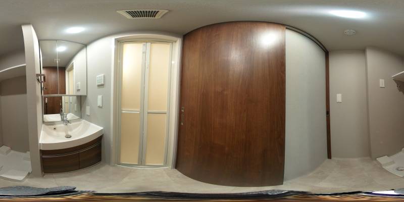 パノラマ画像洗面所