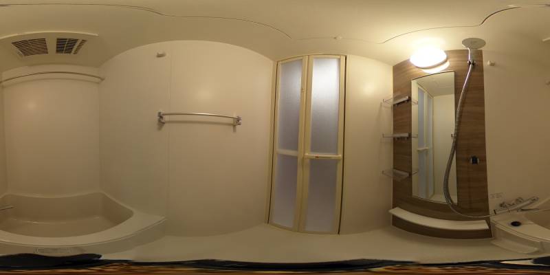 パノラマ画像バスルーム