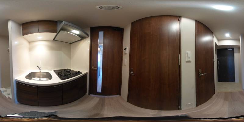 パノラマ画像キッチン