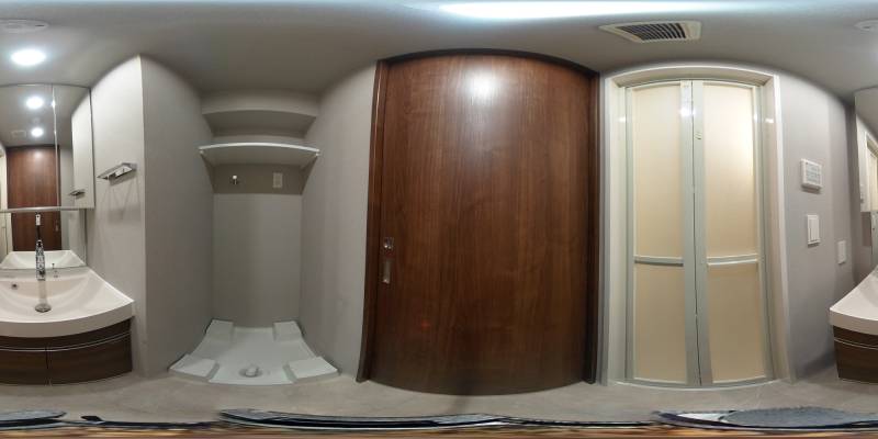 パノラマ画像洗面所