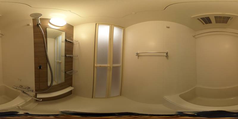 パノラマ画像バスルーム