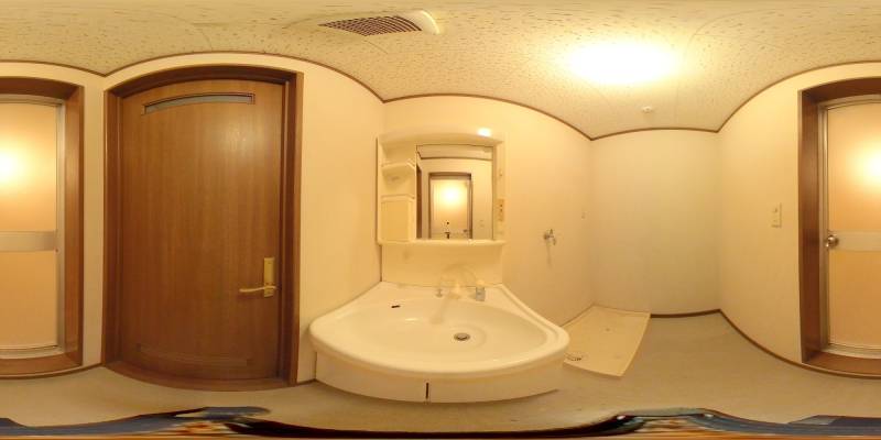 パノラマ画像洗面所
