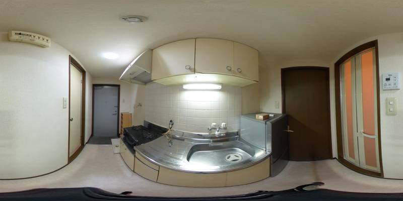 パノラマ画像キッチン