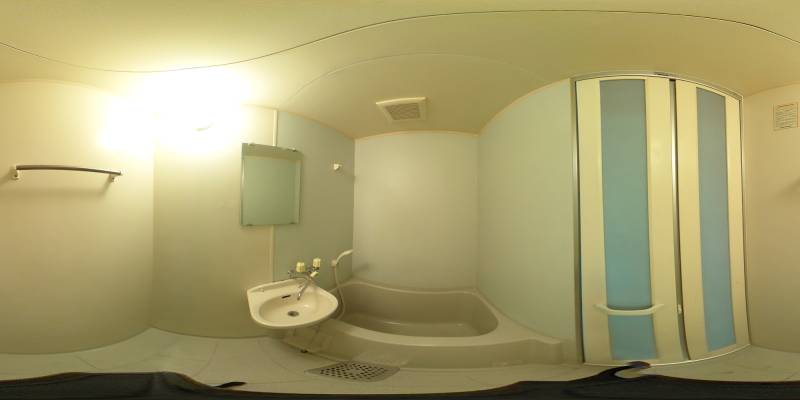 パノラマ画像バスルーム