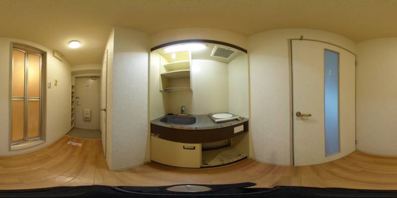 パノラマ画像キッチン