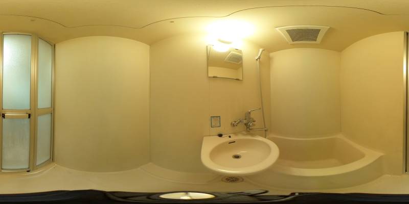 パノラマ画像バスルーム