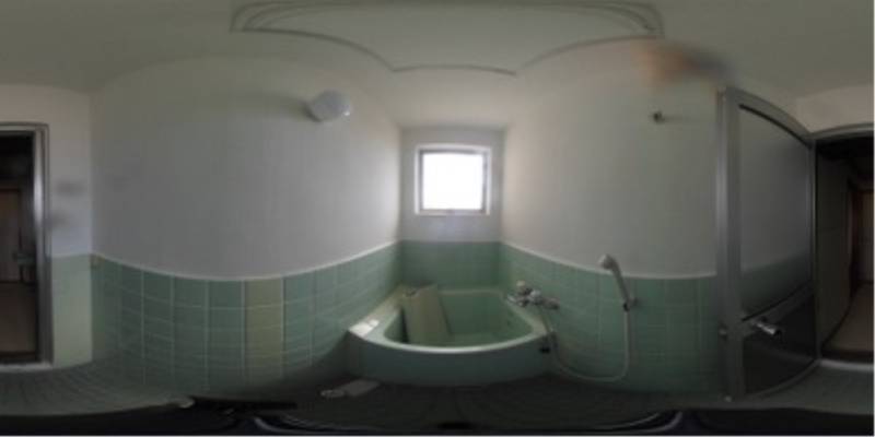 パノラマ画像バスルーム