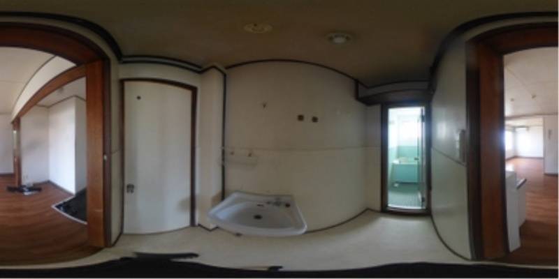 パノラマ画像洗面所