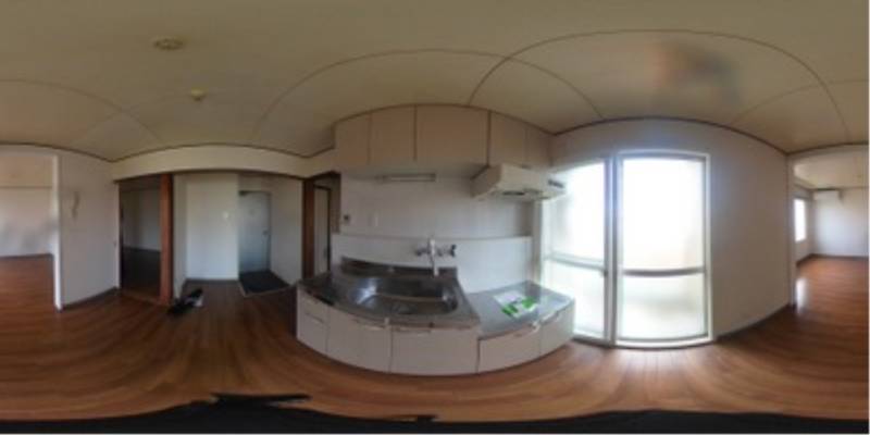 パノラマ画像キッチン