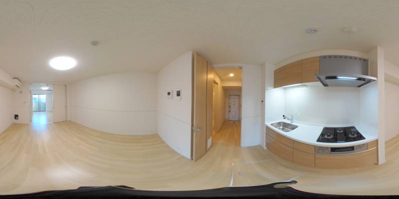 パノラマ画像キッチン