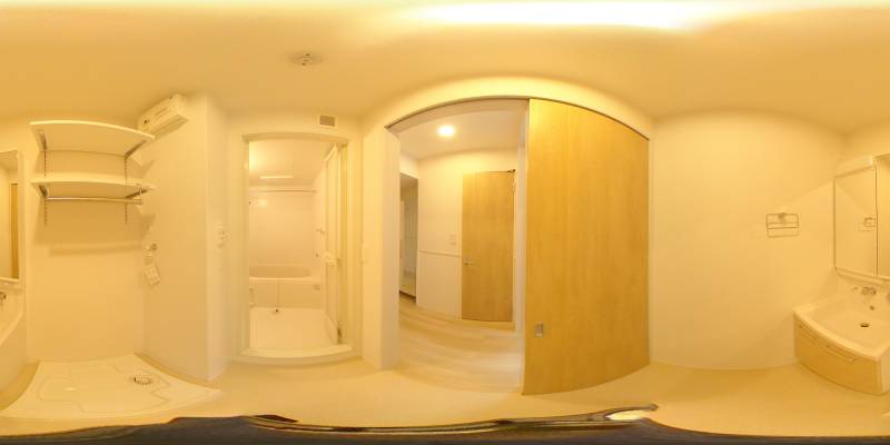 パノラマ画像洗面所