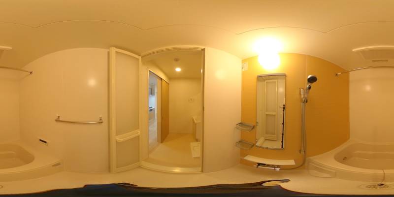 パノラマ画像バスルーム