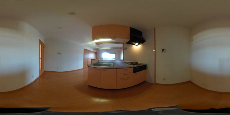 パノラマ画像キッチン