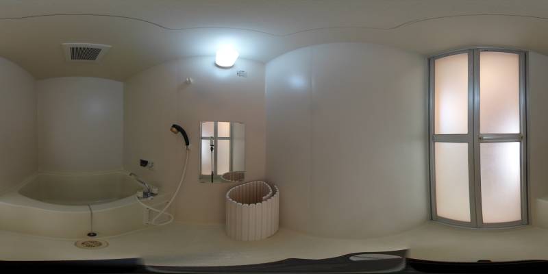 パノラマ画像バスルーム